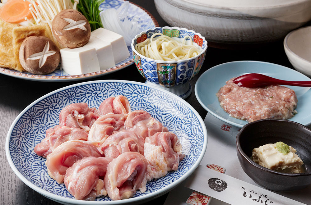 京地鶏の水炊きコース